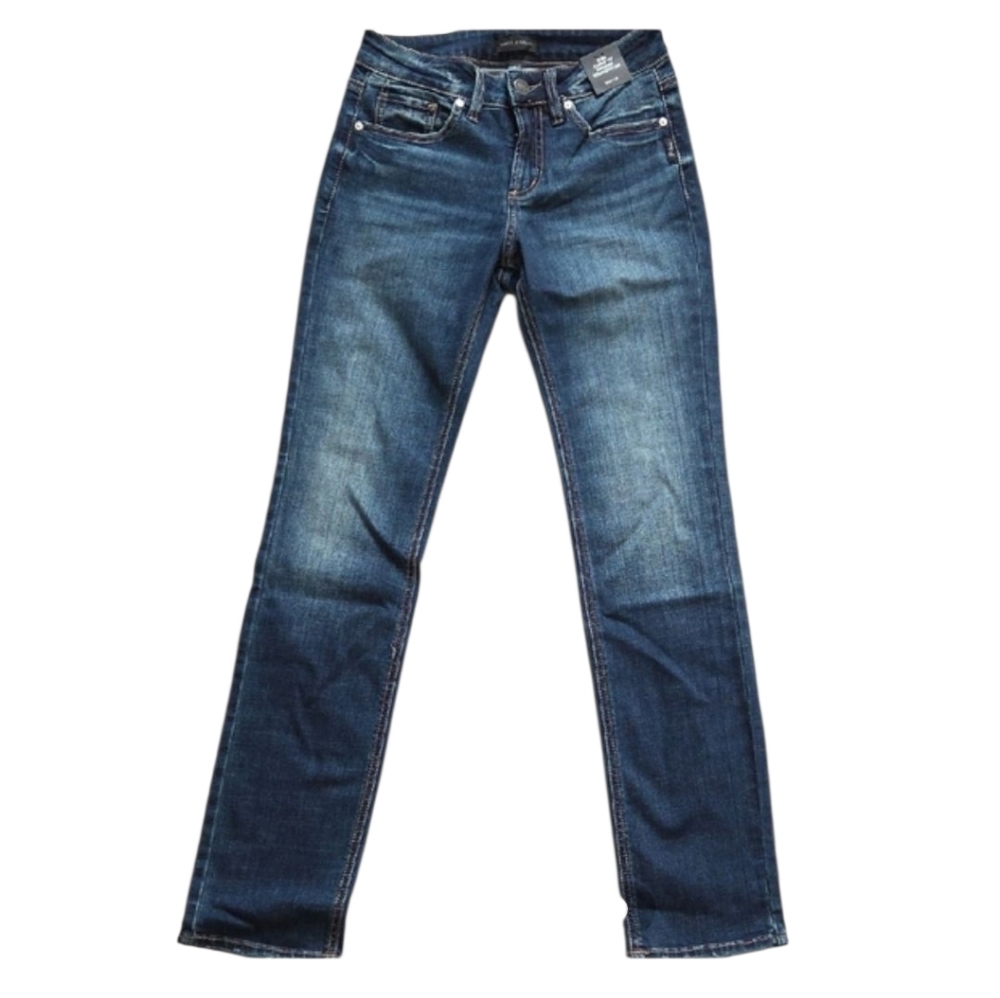 Silver Jeans‎ Suki Curvy Fit Mid Rise Straight Leg Women's Jeans